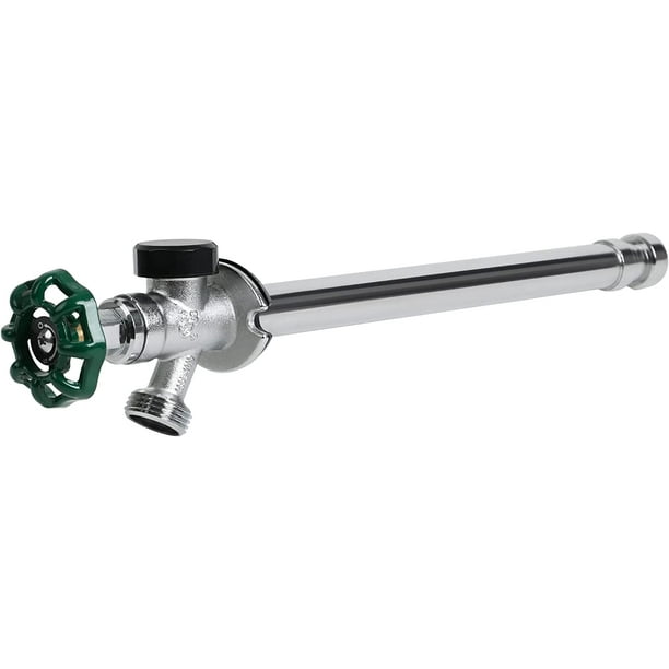 STYDDI Frost Free Sillcock, 8Inch AntiSiphon Outdoor Wall Hydrant, Outdoor Garden Faucet