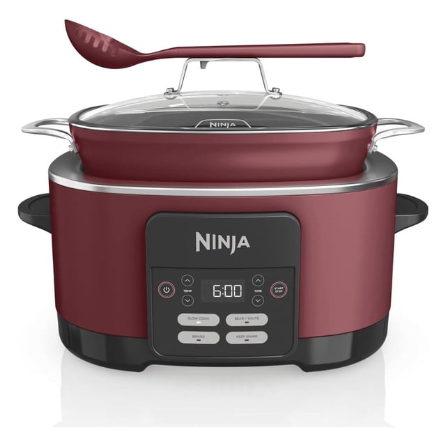 Olla De Cocción Lenta Ninja Multifuncional 8.5 Qt Con Ajuste