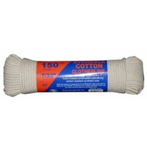 T.W. Evans Cordage 43-076 .21875 in. x 150 ft. Evandale Cotton Clothesline Hank