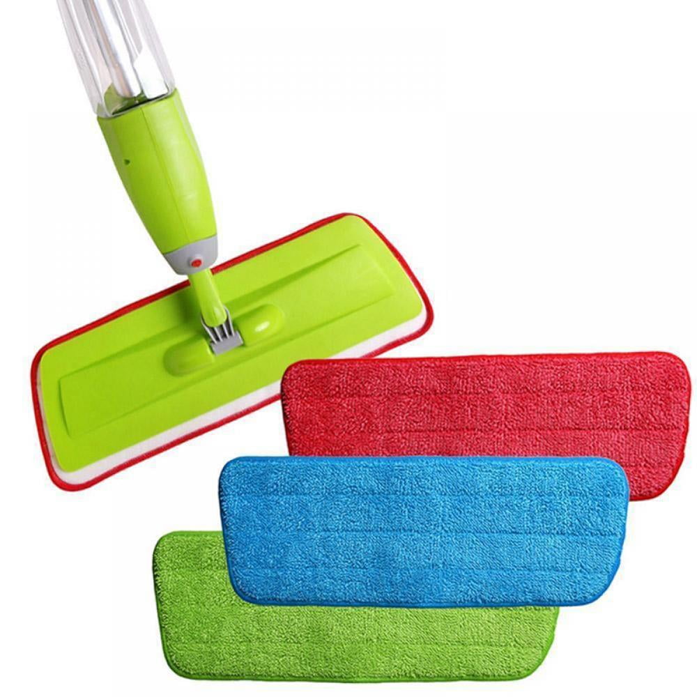 Microfiber Spray Mop Pads Head Floor Cleaning Cloth Paste Mop To