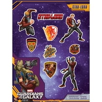 Marvel Guardians of The Galaxy Star-Lord Decals - Set of 9 Vinyl Stickers for Car Laptop Computer Skateboard - Marvel Stickers for Kids and Adults
