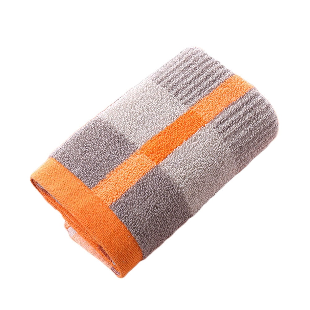35x75 Bath Towels Thicken Wash Face Towel Grid Cotton Towels Bath Face