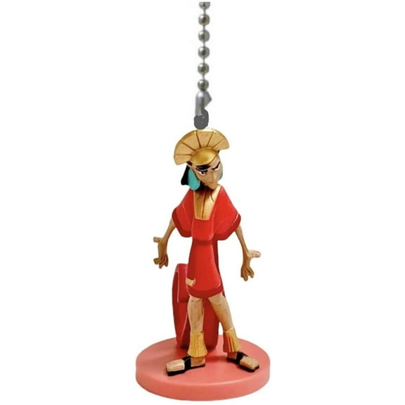 Kuzco Fan Lamp Light Pull Chain PVC Figure Emperor's New Groove Figurine 4” New