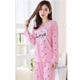 thumbnail image 1 of AMERTEER Ensemble de Pyjama pour Femmes, Mode Automne, Col Rond, Manches Longues, Grande Taille, Imprimé Maison, 1 of 5