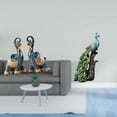thumbnail image 2 of Colección Moderna De Esculturas De Resina De Elefante Y Pavo Real, Elegante Adorno De Mesa, Artesanía Coleccionable Para Decoración Del Hogar Y La Oficina, Regalos., 2 of 8