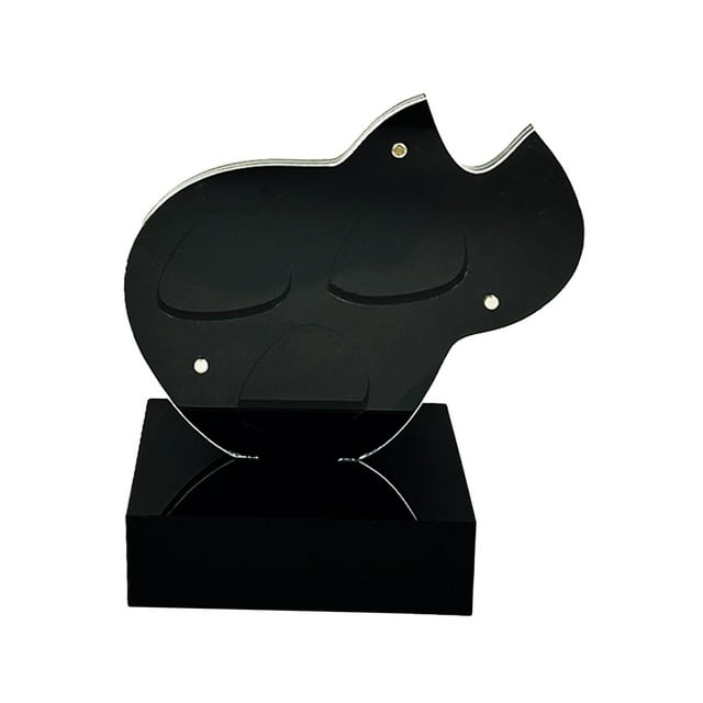 Soporte para púas de guitarra, contenedor de almacenamiento de púas portátil, soporte de exhibición, organizador de púas para guitarristas, gabinete