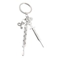 thumbnail image 1 of KAKOWELY Creative Key Holder Doctor Accessory Keychains Creative Key Holder Exquisite Key Ring Key Decoration Small Gift for Men Women5.12"X1.18"X0.2", 1 of 4