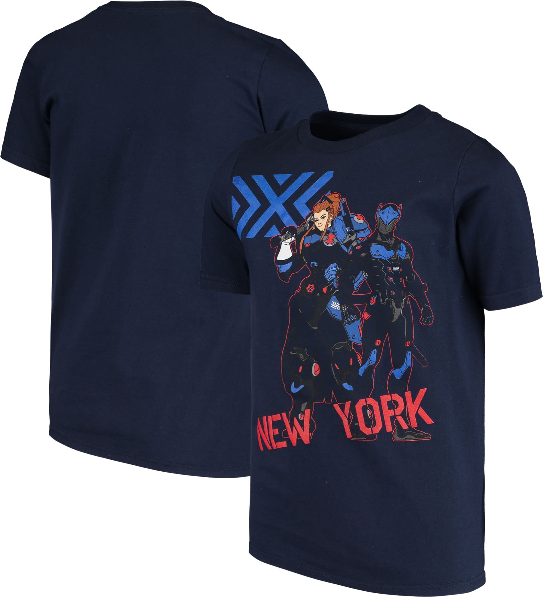 Youth Navy New York Excelsior Heroic T-Shirt