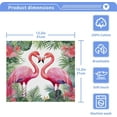 thumbnail image 4 of Two Flamingos Washcloths, Soft and Absorbent Cotton Towel, 4 Pack 12 X 12 Inches Premium Quick Dry Face Towel Wash cloth, 4 of 7
