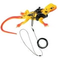 thumbnail image 4 of Bearded Dragon Harness and Leash Adjustable Leather Leash for Amphibians and Other Small Pet Animals, 4 of 9