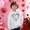 White, variant on Girls Yellow Valentine Hoodie with Heart Design, Cute Oversized Pullover for Kids and Teens, Soft Lightweight Casual Hoodie for Everyday Wear,Size 5 T