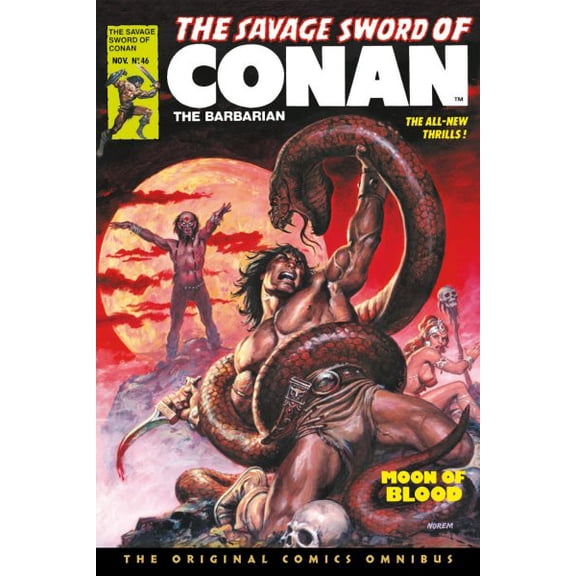 Pre-Owned Savage Sword of Conan Omnibus The Savage Sword of Conan: The Original Comics Omnibus Vol.4, (Hardcover)