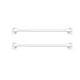 thumbnail image 3 of Billuyoard Barra de cortina de 2 piezas, barra de soporte extensible sin perforar, varillas colgantes para el hogar con ganchos para el baño del hogar, Tratamientos de ventanas Billuyoard HA062092-00B, 3 of 6