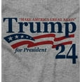 thumbnail image 2 of Donald Trump for 2024 President Womens Slim Fit Graphic Tee Brisco Brands S, 2 of 5
