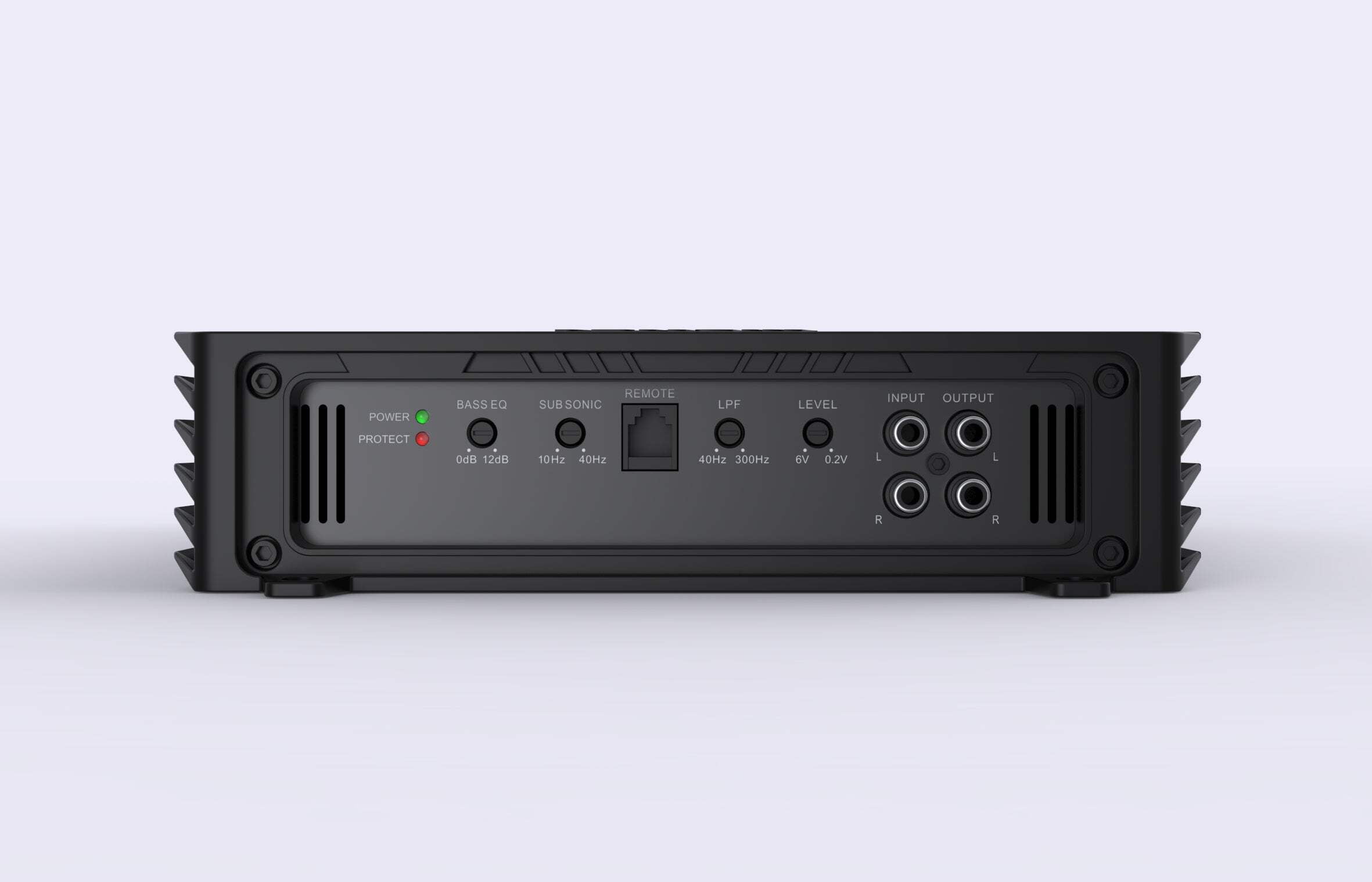 Alphasonik V2400.1D 1-CH Monoblock 4800W Class-D Amplifier w/ Remote Bass Knob