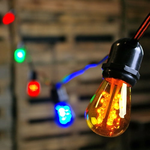 Commercial String Lights Commercial LED Edison String Lights 100 Foot