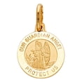 thumbnail image 1 of 14k Yellow Gold Our Guardian Angel Medallion, 1 of 1