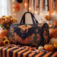 thumbnail image 5 of ZhangC Halloween Themed Quilted Embroidered Tote Bag, 16x8x8 Inch Large Capacity Portable Travel Handbag, Embroidered Storage Tote for Party Supplies, Costumes, Gym and Daily Use, 5 of 9