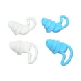 thumbnail image 4 of Bouchons d'Oreilles Réutilisables, 2 Paires de Bouchons d'Oreilles Stables Anti-Poussière Confortables avec 2 Boîtes de Rangement pour Dormir pour Nager, 4 of 8