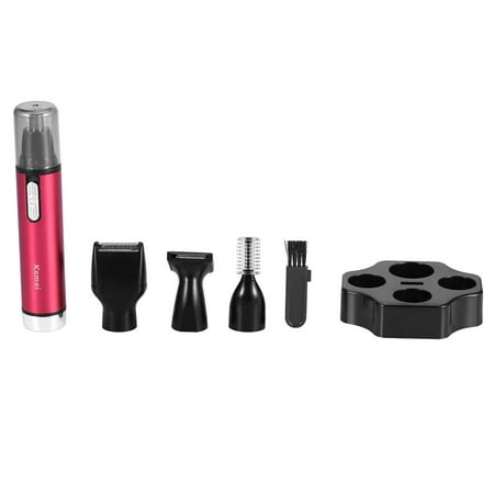 Lhcer 4 In 1 Men Electric Nose Hair Beard Eyebrow Trimmer Clipper