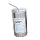 thumbnail image 5 of Vaso aislado Taza de café Reutilizable Vacío irrompible con tapa Paja portátil Argenta 600ML Perfecl Taza Térmica, 5 of 6