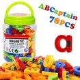 thumbnail image 2 of ABCaptain Magnetic Letters & Numbers Early Learning Toy Gift for Kids Ages 3+ Classroom (78 PCS), 2 of 4