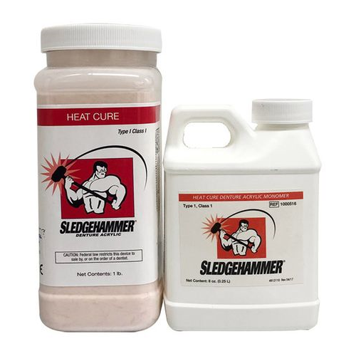 Keystone 1000510 Sledgehammer Self Cure Denture Acrylic Powder Original