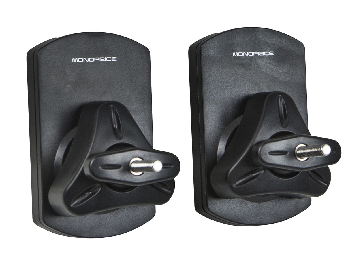 Monoprice Low Profile 22 lb. Capacity Speaker Wall Mount Brackets (Pair
