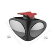 thumbnail image 3 of NARABB Two In 360° Rotating Double Blind Mirror Backing Auxiliary Mirror, 3 of 9