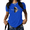 1-Blue, variant on Women's Pastel Gradient Moon Graphic Tee - Colorful Rainbow Celestial Art Print, Cute Summer Casual Short Sleeve Round Neck Top for Dreamers