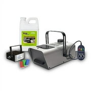 Low-Lying Fog Machine with Timer, Strobe, and Fog Solution