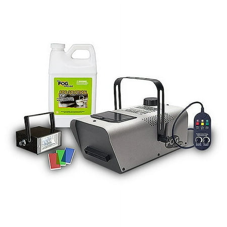 Low-Lying Fog Machine with Timer, Strobe, and Fog Solution