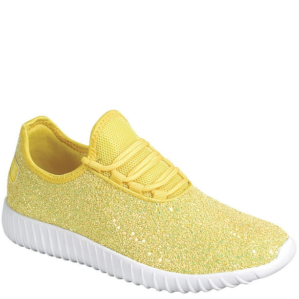 cute yellow sneakers