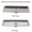 Silver, variant on Nieyigj 12-inch Stainless Steel Rectangle Shower Floor Drain, 30 cm Large Flow Professional Bathroom Linear Drainage System (Side Outlet)