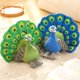 thumbnail image 5 of Juguete de pavo pellizos adorables peluche peafowl para niños de payas realizados juguete para payas real, 5 of 6