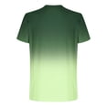 thumbnail image 4 of SAWOBUUN Men's Gradient Color T-Shirt Short Sleeve Crew Neck Athletic Tee Slim Fit Breathable Running Top, 4 of 5