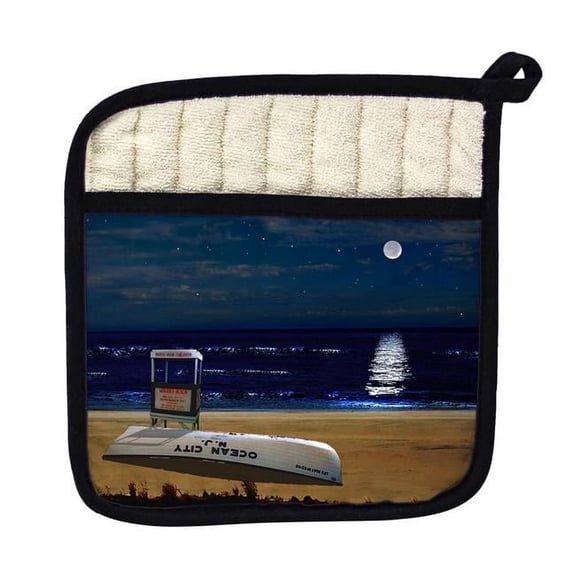 Betsy Drake PT230 Ocean City Beach Pot Holder