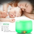 thumbnail image 5 of Kamon 300ml Essential Oil Diffuser, Humidifiers Remote Control Ultrasonic Aromatherapy Adjustable Mist Mode, Water-less Auto Shut-Off & 7 Color LED Lights, 5 of 11