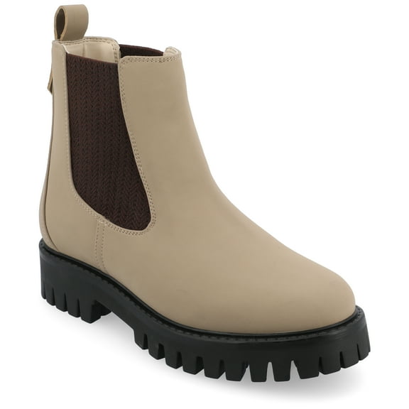 Journee Womens Alara Chelsea Pull On Booties, Widths Available