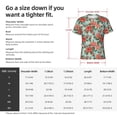 thumbnail image 4 of Rocae Rose Flowers for Men's Moisture-Wicking Crew Tee - T-Shirt for Sports, Outdoor Activities, and Casual Wear, 4 of 9