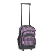 Everest Unisex 9045WH-Purple/Black Plaid