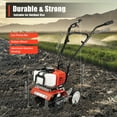 thumbnail image 4 of 52CC 2 Stroke Gas Powered Rototiller Cultivator Tilling Tool Garden Farm Tiller 6500RPM, 4 of 19