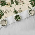 thumbnail image 4 of Feelyou Cartoon Xmas Tree Blackout Curtains Set of 2 (52x84 Each) for Kid, Merry Christmas Window Curtains, Vintage Rustic Cabin Curtains and Drapes, Living Room Curtains Decor, 4 of 6