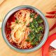 thumbnail image 2 of Fiambrera de acero inoxidable para Ramen, cuenco grande para sopa y fideos, caja Bento para adultos con tapa, 2 of 6