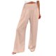 thumbnail image 3 of Pantalones boho de mujer con pierna ancha, cintura alta y fruncido - Cintura elástica, ligeros, pantalones informales de playa, 3 of 8
