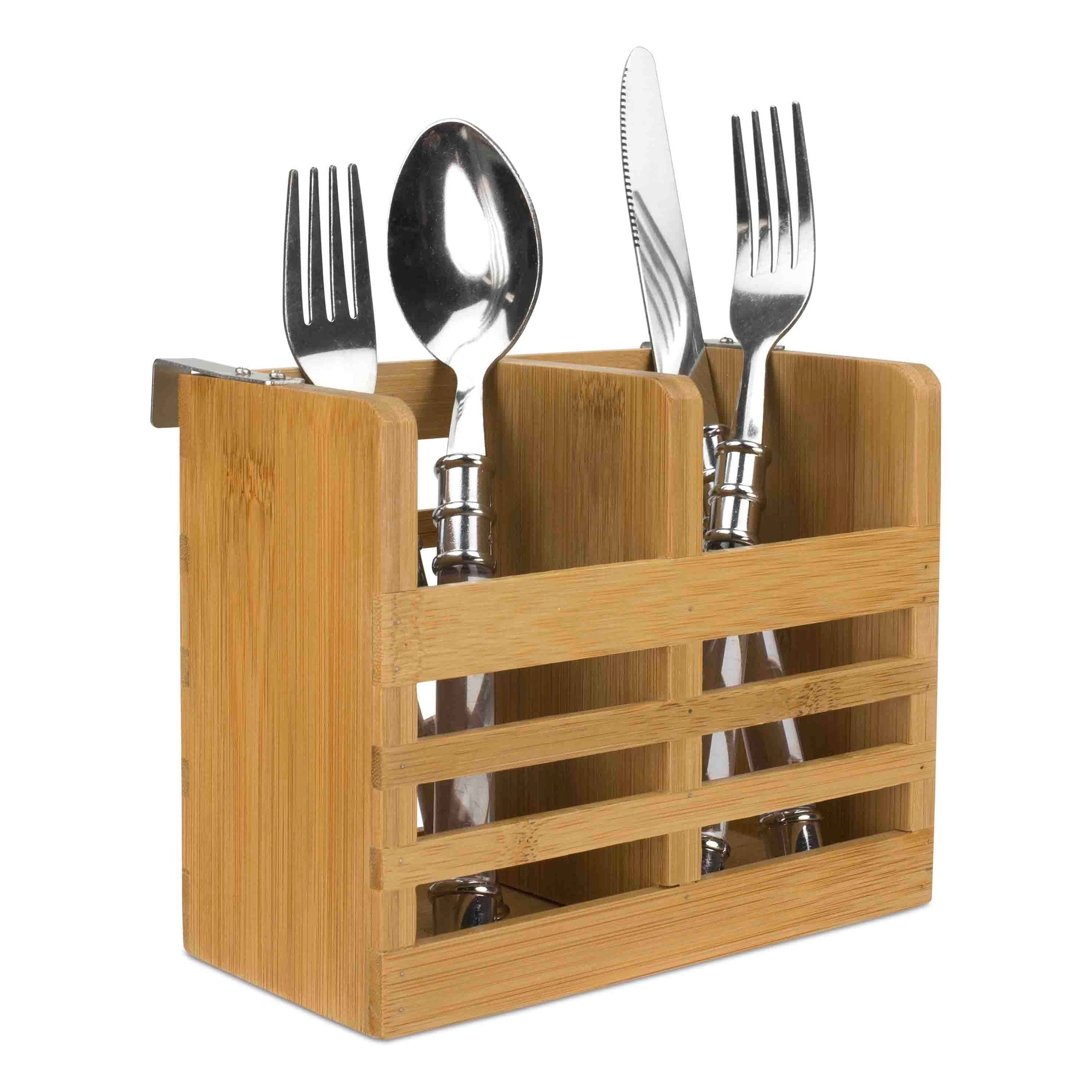 Home Basics Bamboo Utensil Holder