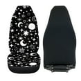 thumbnail image 4 of Xoenoiee Set of 2 Car Seat Covers Front Seats Only Bucket Seat Cover Moon Stars Celestial Pattern Auto Interior Accessories Driver Seat Covers, Easy to Clean, 4 of 6