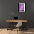 thumbnail image 3 of Varacek, Pam 19x24 Black Ornate Wood Framed with Double Matting Museum Art Print Titled - Purple Positive Vibes, 3 of 4