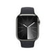 thumbnail image 2 of Smartwatch Apple Series 9 (GPS + Cellular) Caja de acero inoxidable Gris 45MM correa deportiva Negro talla S/M, 2 of 4