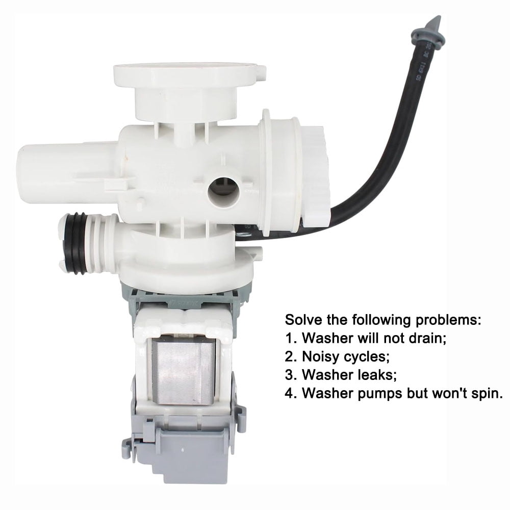 DC96-01585L Washing Machine Drain Pump fit for Samsung Washer, Repalce DC96-01585L, AP5582209, 2677749, PS4217041, EAP4217041
